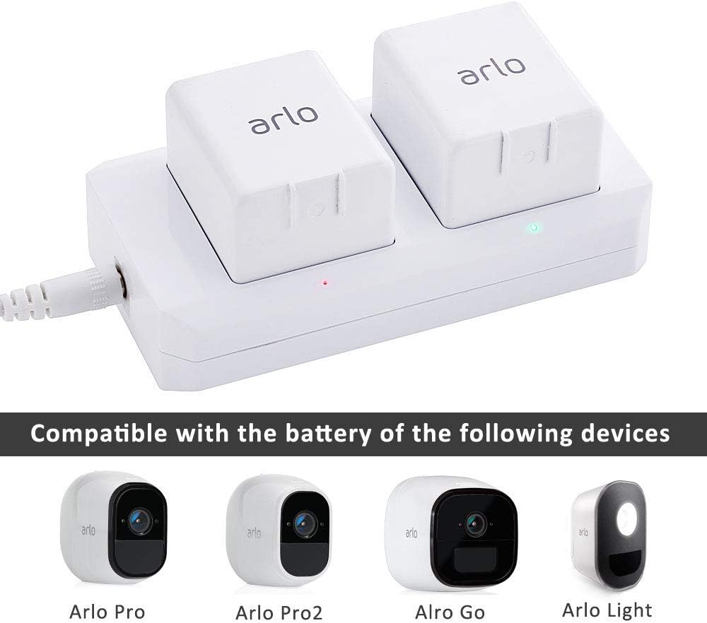 KAROTTO Charger for Arlo Pro 2 Battery Dual Arlo Charger for Arlo Pro 2 & Arlo Pro & Arlo Go & Arlo Security Light (Arlo Batteries NOT Included) : Camera & Photo