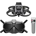 DJI Avata Fly Smart Combo (DJI FPV Goggles V2) - First-Person View Drone UAV Quadcopter with 4K Stabilized Video, Super-Wide 155° FOV, Built-in Propeller Guard, HD Low-Latency Transmission, Black