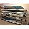 Glacik-Stone-Man-Sports-G-210-5-Tier-Freestanding-Rack-for-SUP-and-Surf-Storage-Bronze