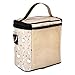 SoYoung Small Cooler Bag - Lunch - Raw Linen, Leakproof, Easy to Clean - Bunny Tile