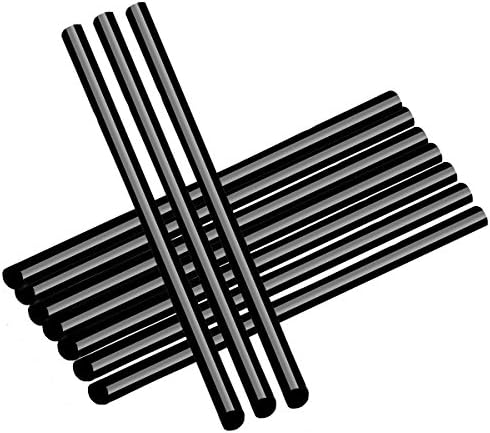 eforcar Paintless Dent Removal Glue Sticks Car Body Repair Tool Dent Pulling Body Hail Repair Black Yellow Sticks (Black)