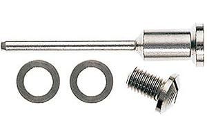 Gyros Stainless Steel Mandrel, 1/8" Shank, Fits 1/4" Arbor Hole Size Strong and Vibration-Free. Used to Mount Accessories like Miniature Circular Saw Blades, Cut-Off Wheels, etc. onto Rotary Hand Tools.80-18105