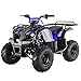 X-PRO 125cc ATV Quad ATV Youth ATV 4 Wheeler 125 ATV Quads，Spider Black