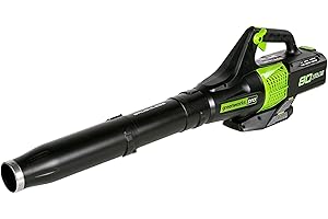 Greenworks Pro 80V Brushless Cordless Leaf Blower (145 MPH /580 CFM) / Turbo Mode Electric Axial Blower, High Power, Lightwei