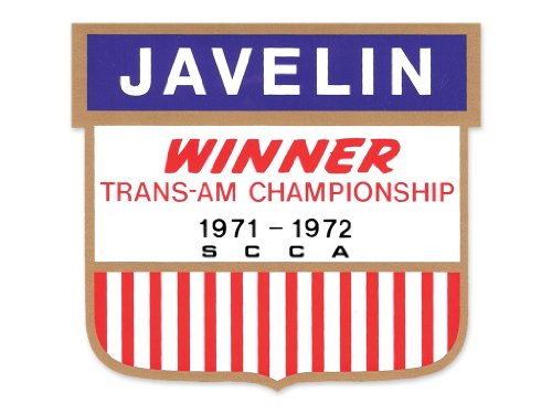 1973 AMC American Motors Javelin Trans Am Victory Fender Decals Kit - MULTICOLOR