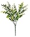 Faux Eucalyptus Pick - 6 Pieces Bundle - 11 Inches for Floral Arrangements, Wedding, Home Décor