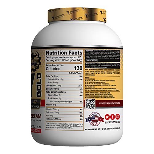 Dexter Jackson Signature Series Gold Whey Gold (5 Lbs, Cookies & Cream)