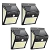 Buitenverlichting op Zonne-energie, 144 LED Beveiligingslichten op Zonne-Energie Met Bewegingssensor 300…