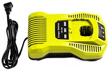 JJYDCGJ P117 Dual chemistry charger charges for all 18V Li-ion and 12v to 18v Ni-cad &amp; Ni-Mh Ryobi ONE+ batteries