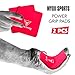 WYOX Power Grip Weight Lifting Pads Workout Foam Hand Gloves Gym Fitness Pair