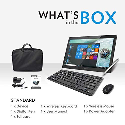 iView 2150AIO Pro 21.5-Inch Touch Screen All in One Computer, Intel Celeron 4GB RAM 64GB HDD (Expandable Notebook Drive), WiFi 2.4/5GHz, Windows 10, Wireless Keyboard & Mouse (2150AIO WIN 10 PRO 64GB) - Thumbnail 5