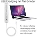 Bonve Pet Dog Nail Grinder, 2 Speed Electric Pet Dog Nail Clippers Rechargeable with USB Charging, White