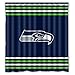 Custom NFL Deep Blue Seattle Seahawks Waterproof Polyester Shower Curtain 66x72