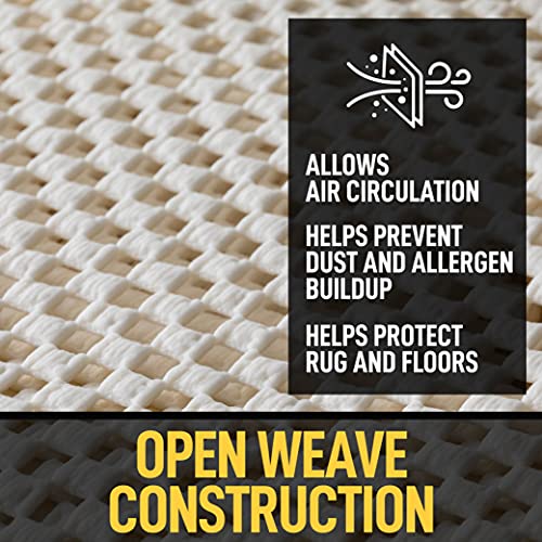 Grip Master 2X Extra Thick Area Rug Pad Grippers, 2.5 x 9 Feet