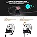 Bluetooth Headphones,Sports earbuds,Wireless Headset V4.1 Noise Isolating Heavy Bass Stereo Sweatproof Sports Earphones In Ear Earbuds with Mic –Black