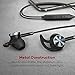 TaoTronics Active Noise Cancelling Headphones, Wired Earphones in Ear Corded Earbuds with 15 Hours Playtime and Built-in Microphone (Noise Reduction, Aluminum Alloy Construction)