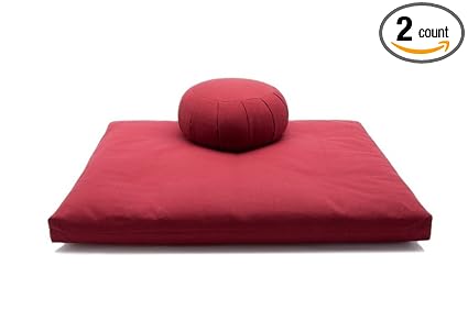 Amazon.com: Deluxe Zafu & Zabuton 2 Piece Set - Yoga ...