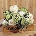 Luyue Peonies Artificial Flowers Vintage Faux Peony Arrangements Fake Flower for Vase Silk Floral Bouquet for Table Centerpiece Wedding Decoration Indoor Home Decor