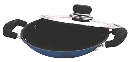 Vinod Cookware Appachetty with Lid,200mm