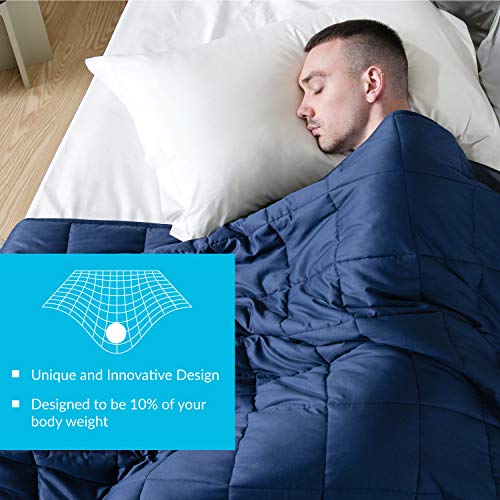 Bedsure Weighted Blanket 20 pounds 60 x 80 inch Queen ,Weighted Blankets Adult with Glass