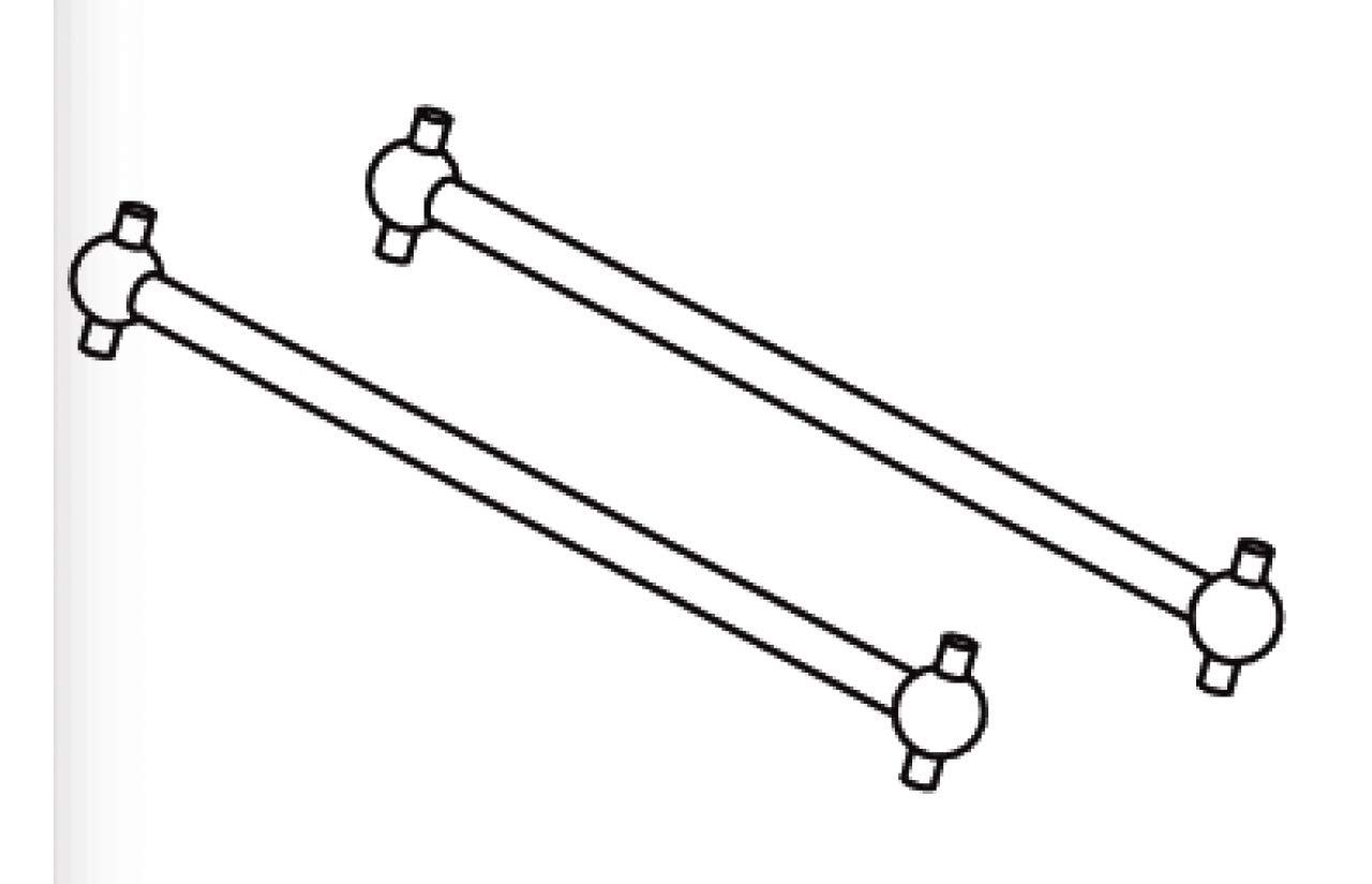 Jamara Jamara505336 76 mm Vo Mj in Rear Driveshaft (2-Piece)