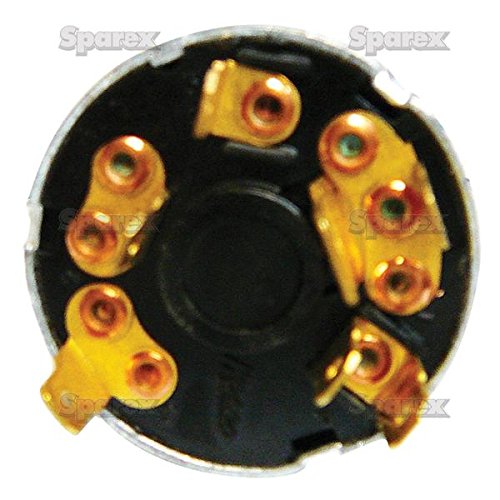Ford Tractor Ignition Key Switch w/ Pre-Heat - fits most 1965-up Diesel with Cold Start