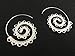 Womens Ethnic Gypsy Swirl Hoop Earrings Bohemia Jewelry