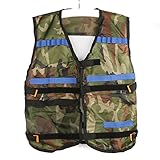Pixnor Tactical Vest for Nerf N-Strike Elite Series Camouflage