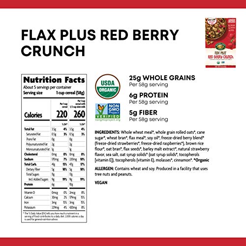 Nature's Path Flax Plus Red Berry Crunch Cereal - Image 6