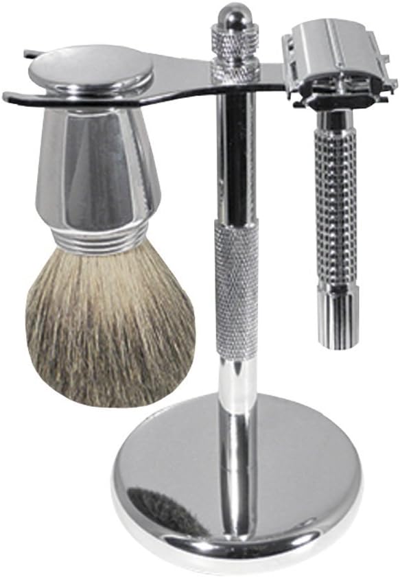 SCALPMASTER Chrome Shaving Set SB-SB19