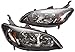 Spec-D Tuning 2LH-CV04JM-RS Honda Civic 2/4Dr Dx Lx Ex Crystal Jdm Black Headlights Lamps Pair