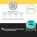 Silicone Wedding Ring For Women,4 Packs Of Unique Designs Silicone Rubber Bands-Fashion Style,Safe Ringz By HITFUN Black, White, Pink And Teal