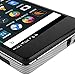 Skinomi Silver Carbon Fiber Full Body Skin Compatible with ZTE Axon M (Full Coverage) TechSkin with Anti-Bubble Clear Film Screen Protector