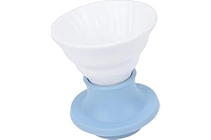 Dpofirs Manual Brew Maker Ceramic Coffee Dripper Unique Immersion Dripper, Customizable Water Rate for Rich Flavor, Ideal for