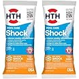 HTH 52031 Swimming Pool Care Shock, Swimming Pool Chlorinator Boosts Chlorine Levels, Cal Hypo Formula, 13.3oz (Pack of 2)
