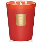M&SENSE Apple Cinnamon Soy Large Candles, 3-Wick 35oz 150H Slow Burning, Aromatherapy Candle for Home Fragrance Winter Holiday Housewarming