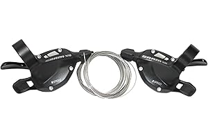 SRAM X5 2012 Trigger Shifter Set - 3 x 9-Speed, Black