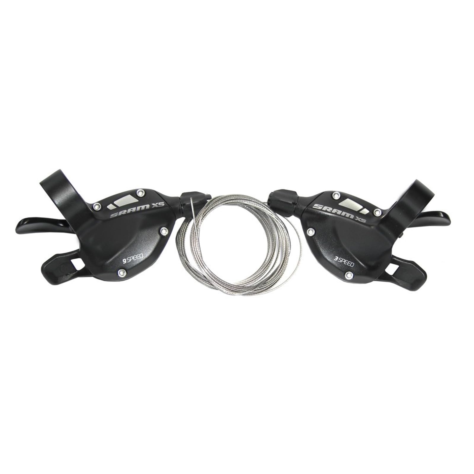 Sram X5 SHIFTER - TRIGGER - SET 3X9 - BLACK: 9 SPEED