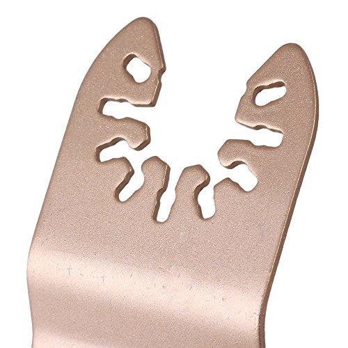 CNBTR Carbide Oscillating Grit Quick Release Saw Blades 32mm Width E-Type Multifunction Power Tools Pack of 10 - Thumbnail 5