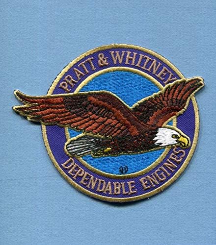 Embroidered Patch-Patches for Women Man- P&W Pratt & Whitney Aircraft Engines