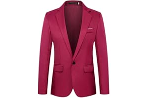 Formal Blazer for Boys One Button Suit Jacket Solid Slim Gentleman Blazer Jacket Casual Outerwear Dinner Party