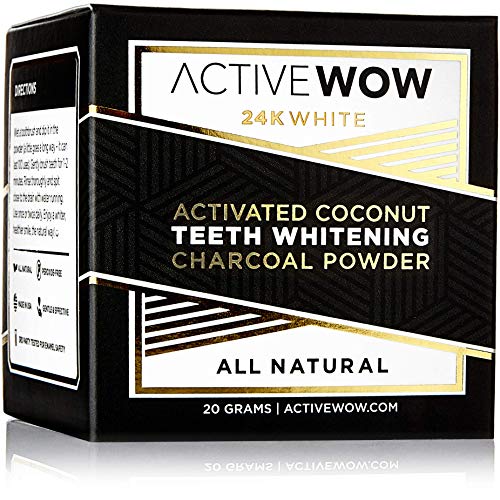 Active Wow 24K White Charcoal Teeth Whitening (Natural) Pricepulse