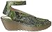 FLY London Women's Yala Snake-Print Leather Wedge Sandal