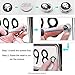 PATRICON 4-Pieces for Mercedes Benz AMG Accessories Chrome Metal Frame Screw Bolt Caps Covers, Set of Front and Back