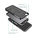 iPhone 5 5S SE Belt Clip Case: Stalion Secure Holster Shell & Kickstand Combo (Jet Black) 180° Degree Rotating Locking Swivel + Shockproof Protection