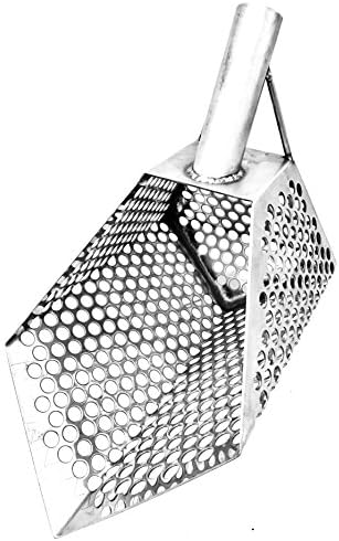 Free2buy Lightweight Stainless Steel Metal Detector Scoop/Scooper/Shovel for the Sand Beach