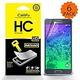 Cailifu [HD Clear] Samsung Galaxy alpha Highest Quality Premium High Definition Ultra Clear Screen protector with Lifetime Replacement Warranty [6-Pack] - Retail Packaging 2014