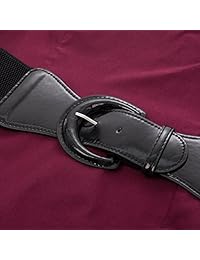 Belle Poque - Cinturón de vestir para mujer, sexy, elástico, con tirantes