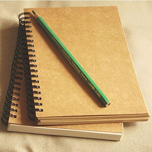 Sketchbooks for Drawing, Paper Hardback Spiral Bound Artist Sketching Drawing Book Pads, Sketchbooks for Artists (White)