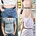 Ruimin 1PC Buckle-Free Elastic Invisible Belt Invisible Belts for Jeans for Mens Women